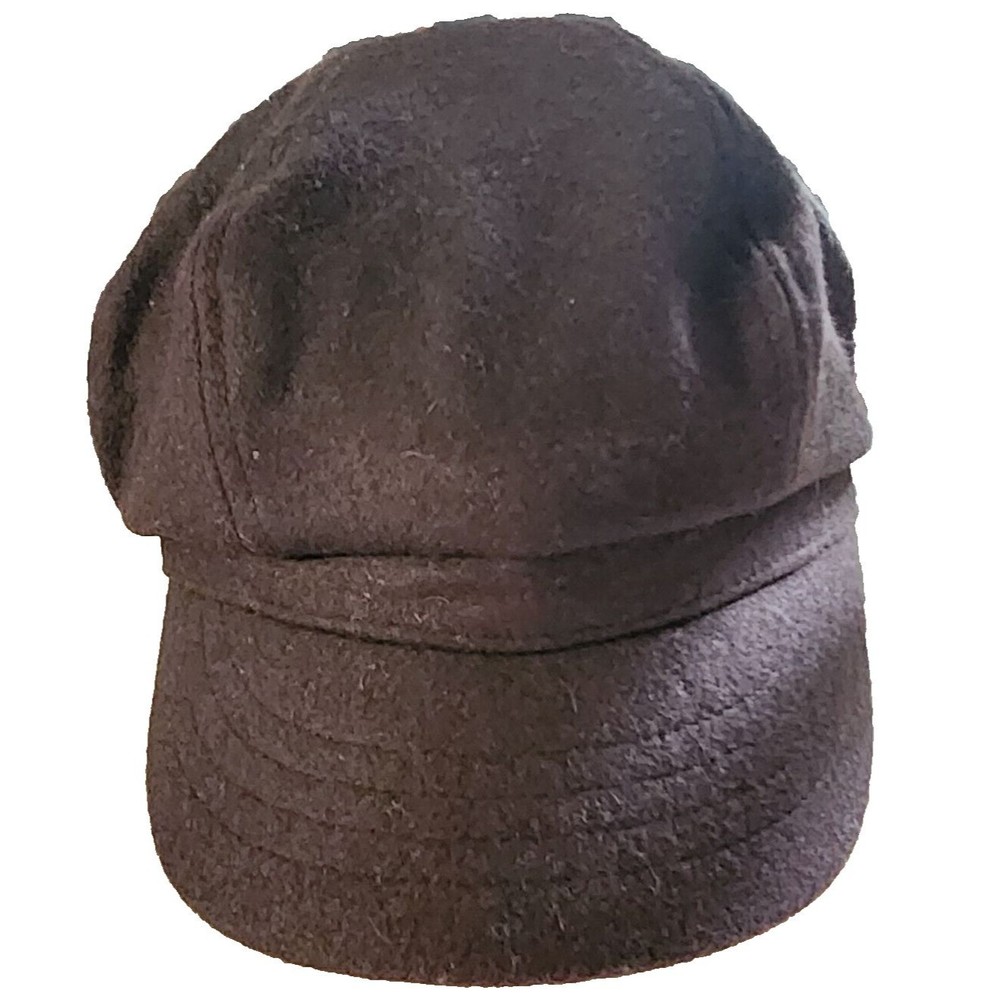 Vintage Newsboy Cap by Setmar of New York Brown Adjustable Wool Blend
